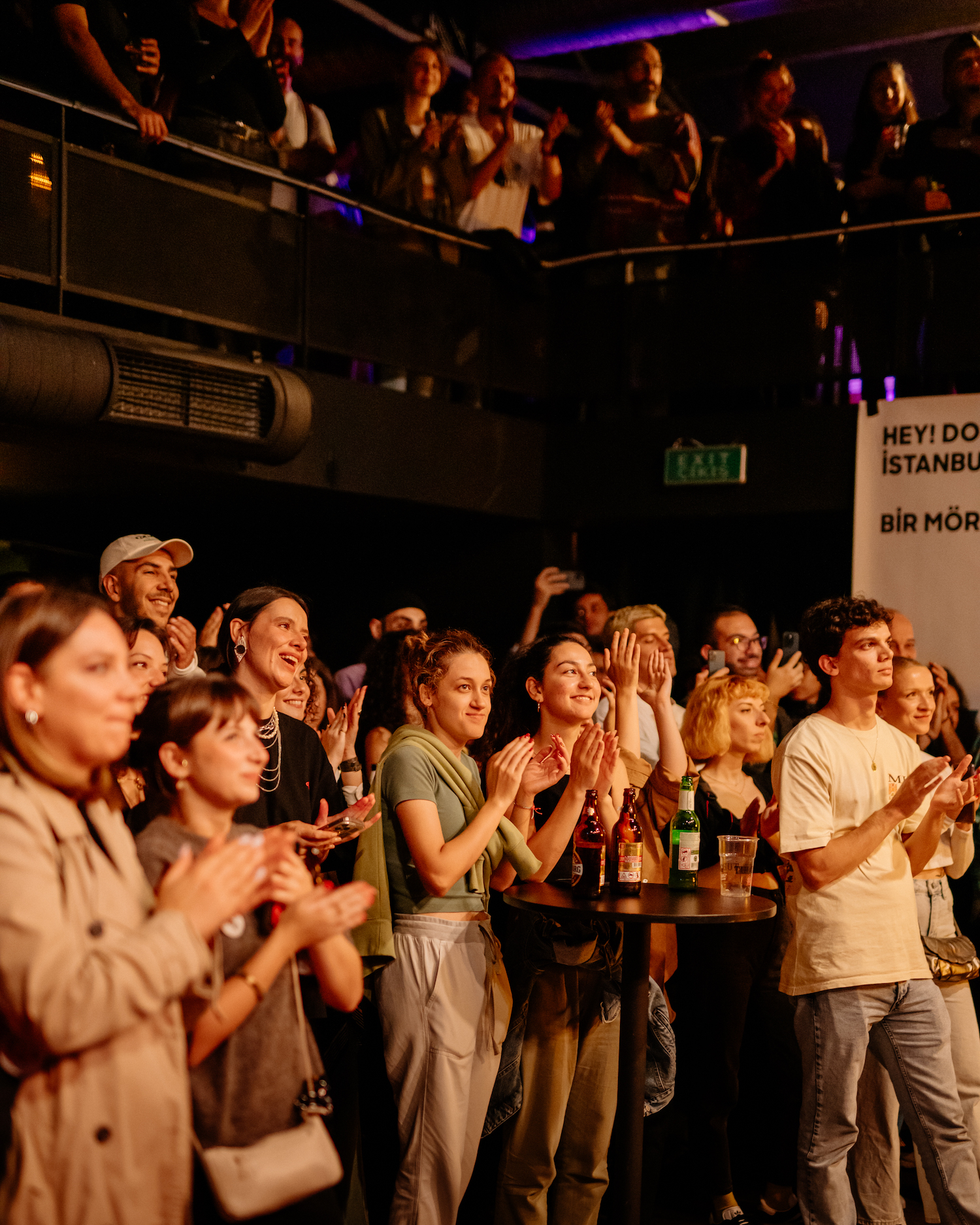 Mörç'ün ilk sanatçı koleksiyonunun lansmanından.